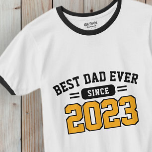 Bester Vater Aller Zeiten Athletischer Moderner Pr T-Shirt