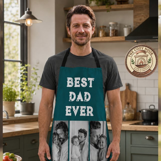 Bester Vater Aller Zeiten Benutzerdefinierte Fotoc Schürze (Von Creator hochgeladen)