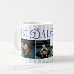Bester Vater Aller Zeiten Blaue Streifen 3 Fotos H Kaffeetasse