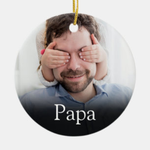 Bester Vater aller Zeiten, Daddy, Vater Definition Keramik Ornament