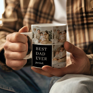 Bester Vater Aller Zeiten. Elegantes Modernes 9-Fo Kaffeetasse