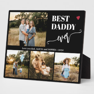 Bester Vater aller Zeiten Familienfoto-Collage Her Fotoplatte