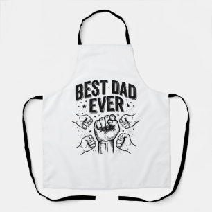 Bester Vater Aller Zeiten Fist Bump Vintage-Shirt- Schürze