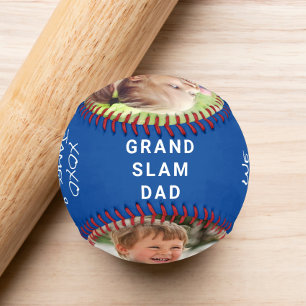 Bester Vater Aller Zeiten Foto Blau Baseball