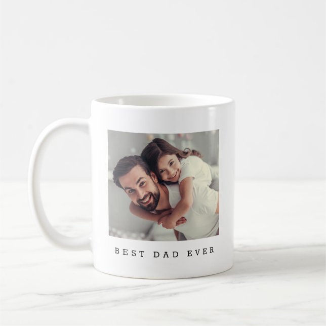 Bester Vater Aller Zeiten Foto Personalized Kaffeetasse (Links)
