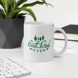 Bester Vater Aller Zeiten Grüne Typografie Vaterta Kaffeetasse