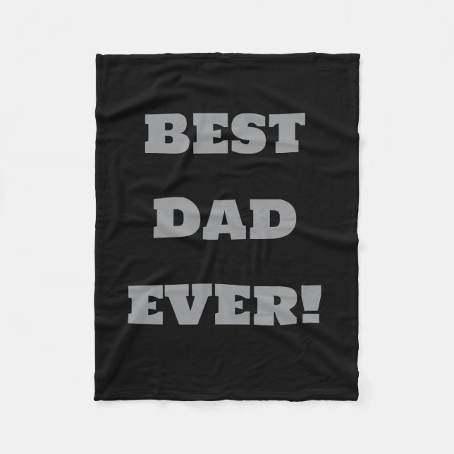 Bester Vater Aller Zeiten Individuelle Fleece-Deck Fleecedecke (Vorderseite)
