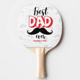Bester Vater aller Zeiten - individuelles Vatertag Tischtennis Schläger
