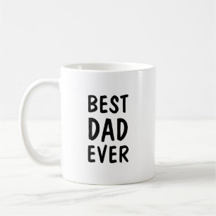 Bester Vater Aller Zeiten Minimalistische Typograf Kaffeetasse