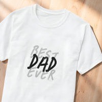 Bester Vater Aller Zeiten Modernes Schwarz und Gra