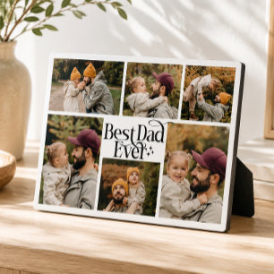 Bester Vater Aller Zeiten Personalisiertes Familie Fotoplatte