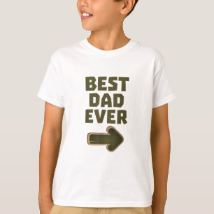 Bester Vater Aller Zeiten Pfeil Grafik Logo T-Shirt