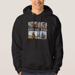 Bester Vater aller Zeiten Vater Daddy Foto Collage Hoodie