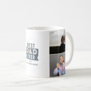 Bester Vater Aller Zeiten Vaterfoto-Collage-Design Kaffeetasse