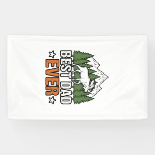 Bester Vater Aller Zeiten Waldkreatur Vintage Vate Banner