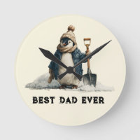 Bester Vater Aller Zeiten Winter Pinguin Design