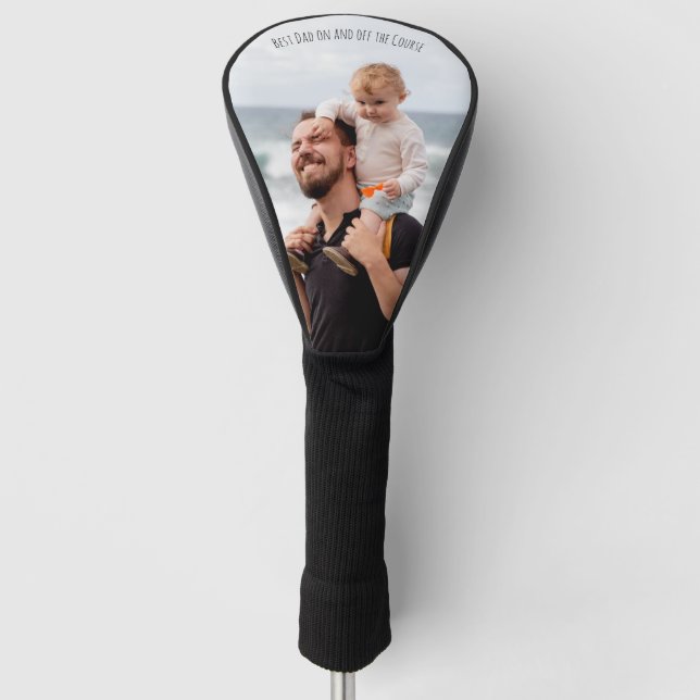 'Bester Vater auf und neben dem Parcours' Personal Golf Headcover (Vorderseite)