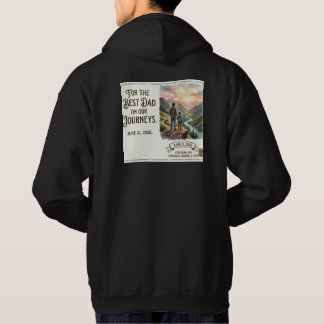 Bester Vater auf unseren Reisen Benutzerdefinierte Hoodie