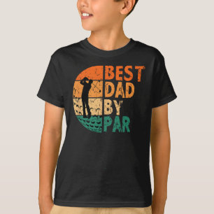 Bester Vater beim Par Golfen Lustiger Golf Golfer T-Shirt