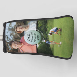 Bester Vater besser als Par Foto Collage Putter Golf Headcover