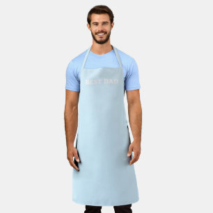 Bester Vater, bester Vater, hellblaue weiße Schü Schürze