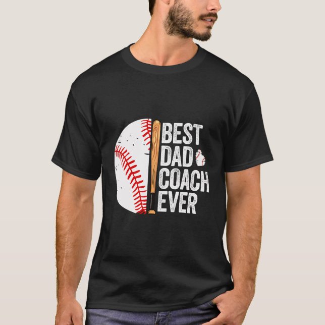 Bester Vater Coach je T-Shirt (Vorderseite)