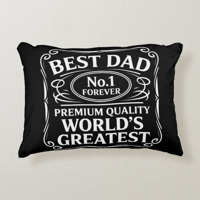 Bester Vater Dekokissen (Vorderseite)