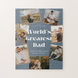 Bester Vater der blauen Welt 7 Foto-Collage