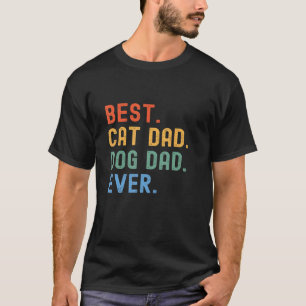 Bester Vater der Katze je Vintager Haustier Fur Da T-Shirt