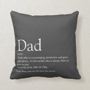 Bester Vater der Welt, Daddy, Vater Definition Kissen