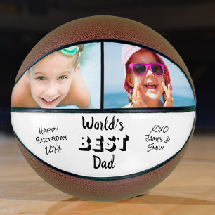 Bester Vater der Welt Foto Basketball
