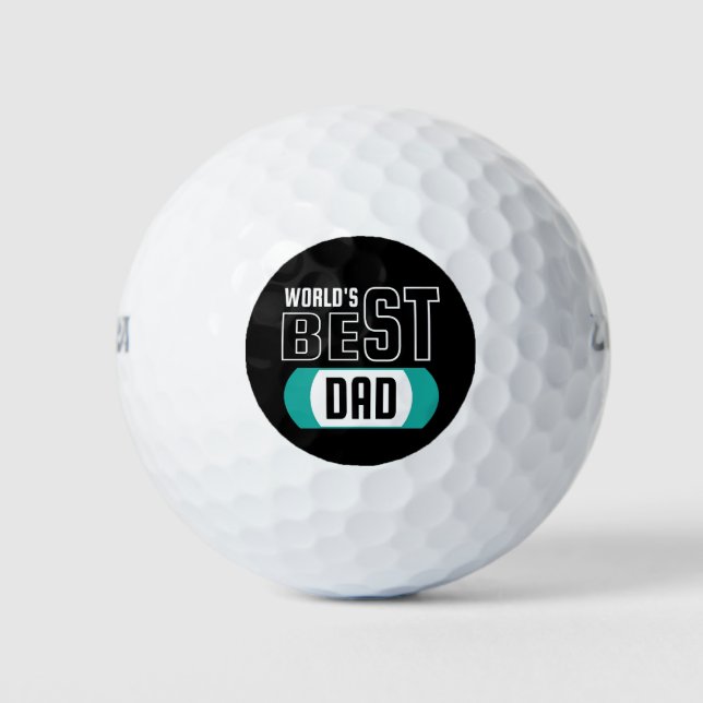 Bester Vater der Welt Golfball (Vorderseite)