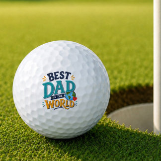 Bester Vater der Welt Golfball