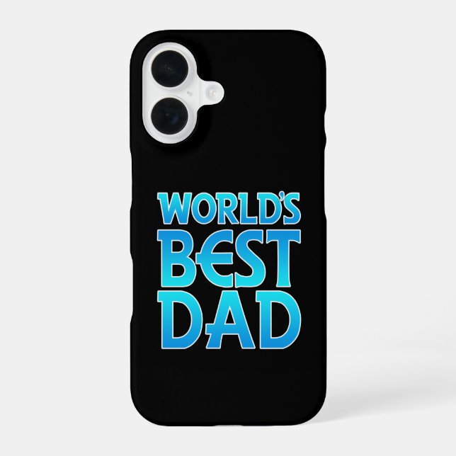 Bester Vater der Welt iPhone 16 Hülle (Rückseite)