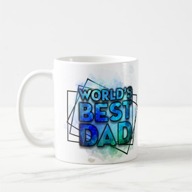 Bester Vater der Welt Kaffeetasse (Links)