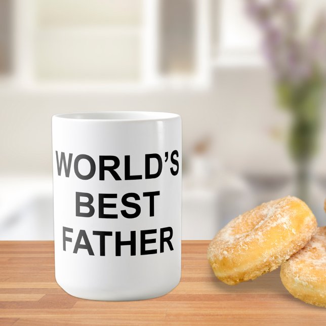 Bester Vater der Welt Kaffeetasse (Von Creator hochgeladen)