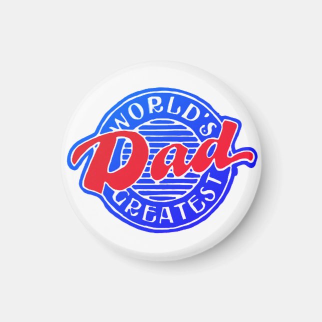 Bester Vater der Welt Magnet (Vorne)