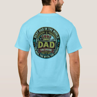 Bester Vater der Welt Retro Vintage Vatertag T T-Shirt