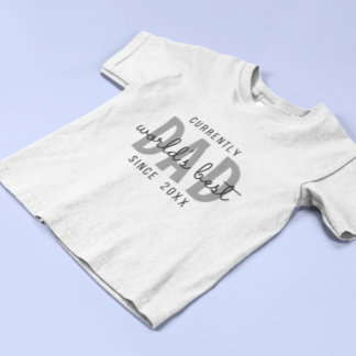 Bester Vater der Welt seit 20XX Einfaches Dad-T-Sh T-Shirt