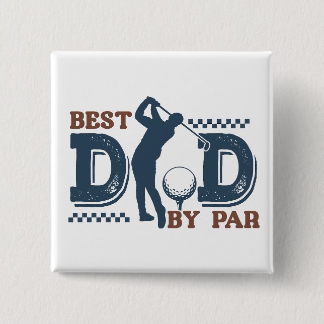 Bester Vater Durch Par-Button  Button (Vorderseite)