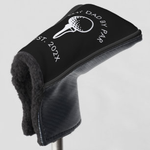 Bester Vater durch Par Custom Typografy Golf Headcover