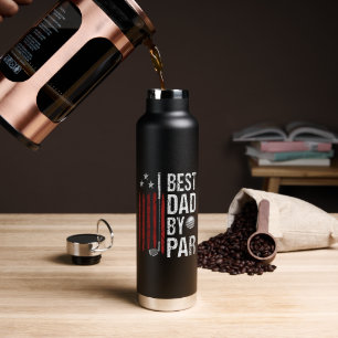 Bester Vater Durch Par Golf Humor Trinkflasche