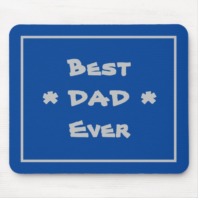 Bester Vater Einfach Elegant Modernes Design Mousepad (Vorne)