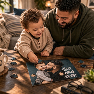 Bester Vater ever Benutzerdefiniertes Foto Vaterta