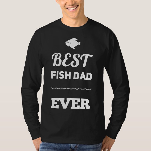 Bester Vater Fisch Behaltend Aquarist Aquarium Kee T-Shirt (Vorderseite)