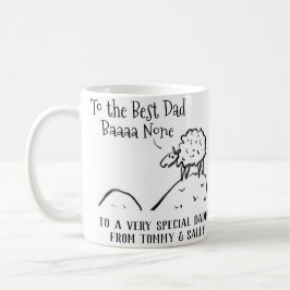 Bester Vater Funny Sheep Sprichwort a Pub Kaffeetasse