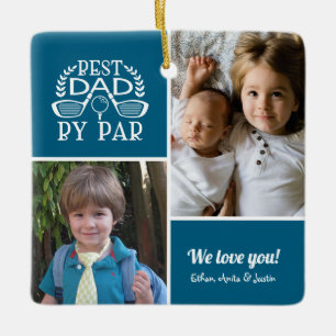 Bester Vater für Fotocollage Keramikornament