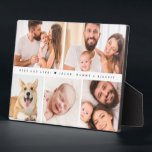 Bester Vater für Herz-Kreislauf-Foto Fotoplatte<br><div class="desc">Feiern Sie einen besonderen ersten Vatertag mit unserem "Simple Niedlich Best Vater Ever Heart Family Custom Foto Collage Easel Plaque". Dieses charmante Foto Plaque besticht durch eine Collage Ihrer Lieblingsfotos und ist somit ein einzigartiger und herzlicher Sake. Dieses personalisierte Geschenk eignet sich perfekt für die Präsentation von Erinnerungen, die in...</div>