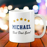 Bester Vater für jeden benutzerdefinierten Text Go Kaffeetasse<br><div class="desc">Passen Sie den Text an, und erstellen Sie einfach Ihre personalisierte Kaffee-Tasse. Klicken Sie auf Weiter, um die Hintergrundfarbe oder Textfarbe zu ändern. Sie können dieses Design auf anderen Zazzle-Produkten übertragen und an die meisten Zazzle-Produkte anpassen. Standard Studio Designs werden in hochauflösender Vektorgrafik für einen beruflichen Druck hergestellt. Vielen Dank,...</div>