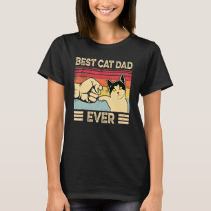 Bester Vater für Katzen je Vintage Katzen 3 T-Shirt
